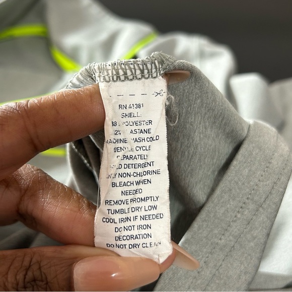 POLO Ralph Lauren Sport Performance Thermo Vent Quarter 1/4 Zip Gray Yellow XL - Picture 4 of 6